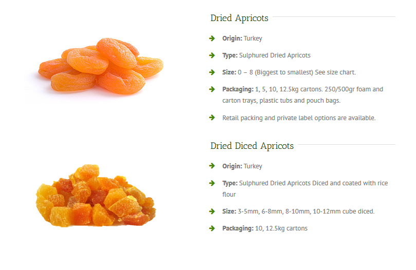 ulphured Dried Apricots